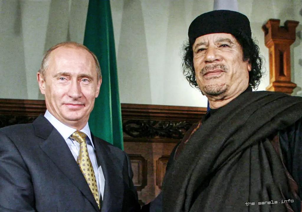 Gaddafi - Putin