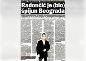 Fahrudin Radončić - Oslobođenje