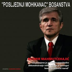 Rusmir Mahmutćehajić "POSLJEDNJI MOHIKANAC" BOSANSTVA