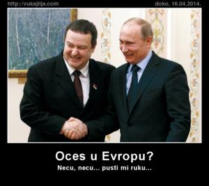 Dačić - Putin: Oćeš u EU?