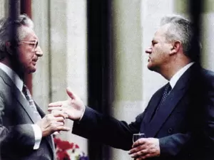Franjo Tuđman i Slobodan Milošević