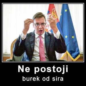 Aleksandar Vučić - burek