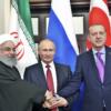 Hassan Rouhani - Vladimir Putin - Recep Tayyip Erdoğan