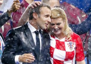 Emmanuel Macron - Kolinda Grabar-Kitarović