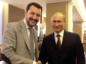 Matteo Salvini - Vladimir Putin