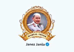 Janez Janša Paranoidni Maršal Twito