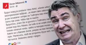 Milanović Plenkoviću: Dođi i izmjeri čiji je veći! Povedi i Njonju!