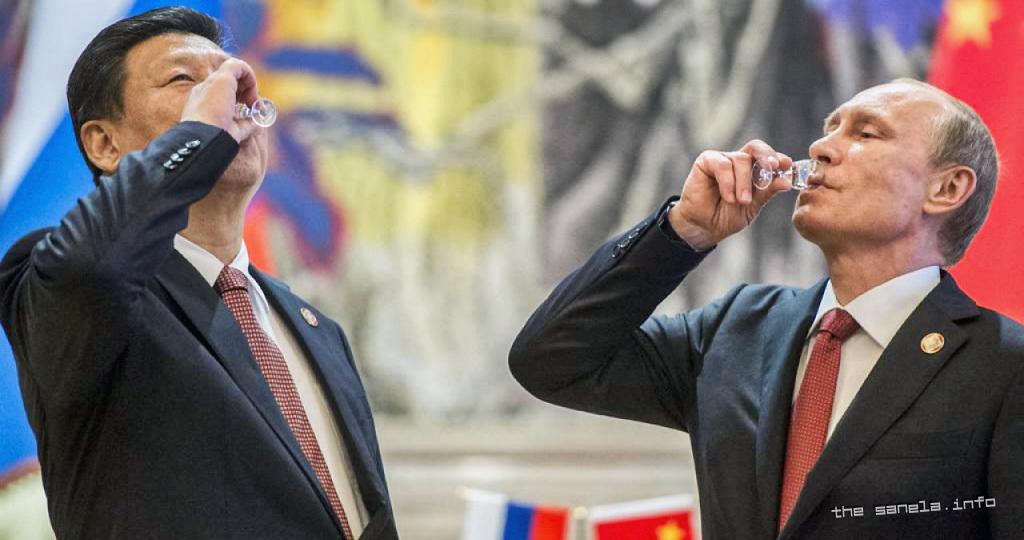 Xi Jinping - Vladimir Putin, Sergey Guneev Sputnik Via Afp