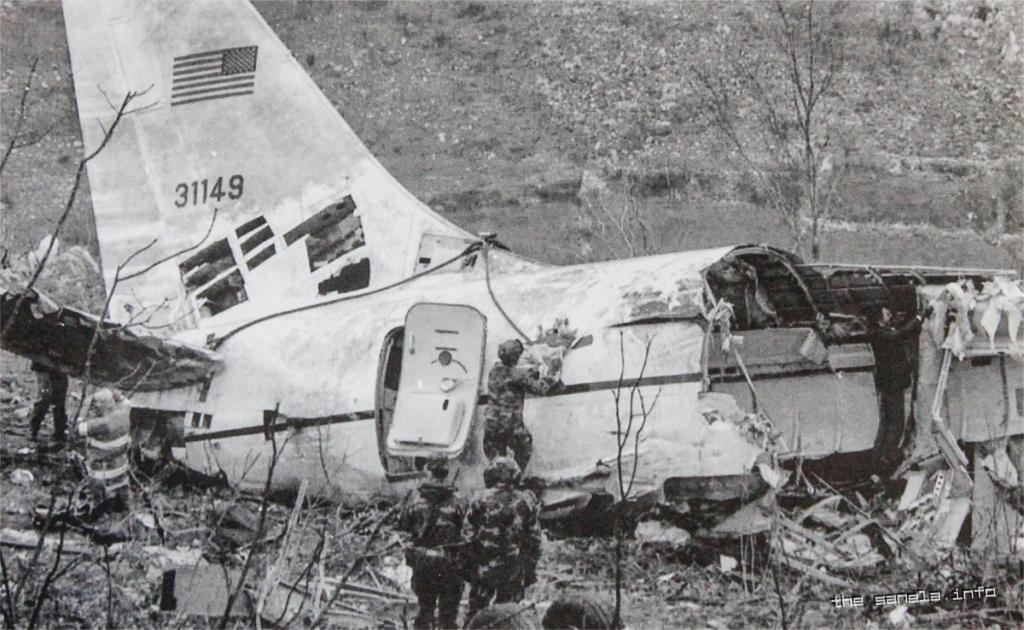 USAF T-43 April 6, 1996. Dubrovnik