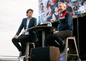 Charlie Kirk and pastor Rob McCoy