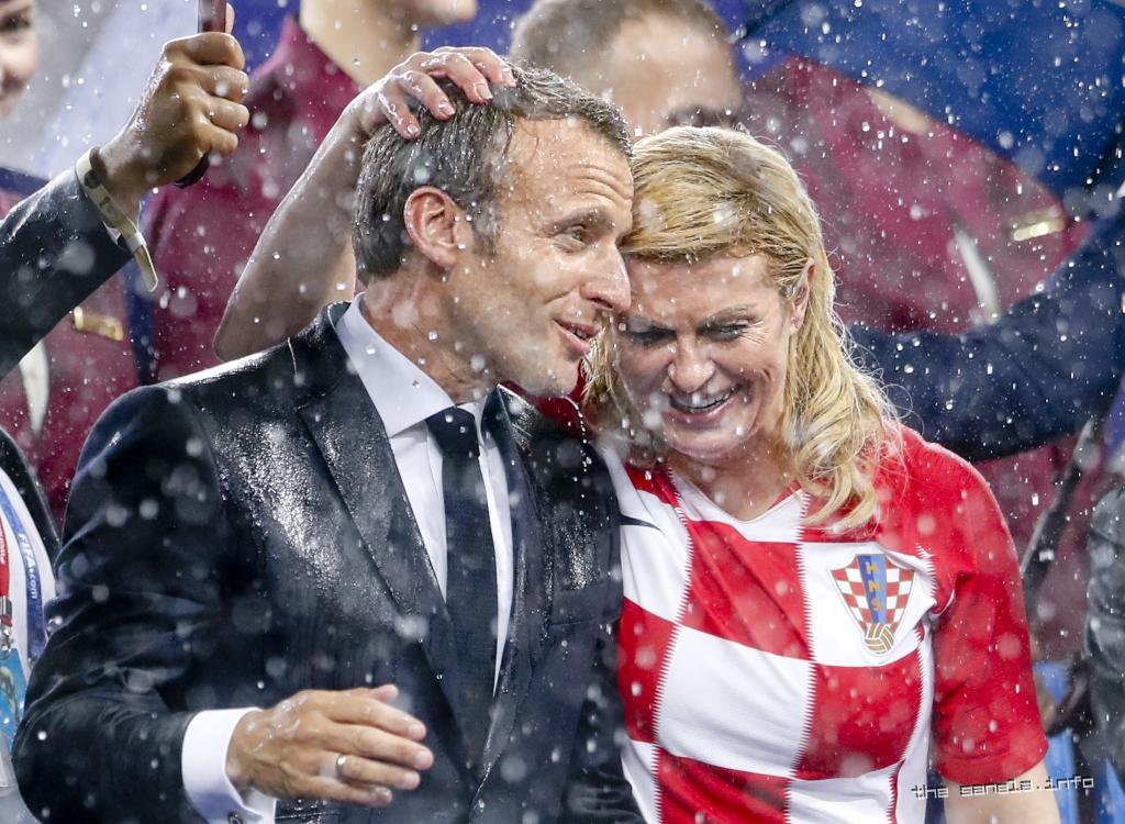 Emmanuel Macron - Kolinda Grabar-Kitarovic - World Cup 2018