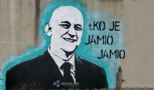 Ljubo Ćesić Rojs grafit u Posušju