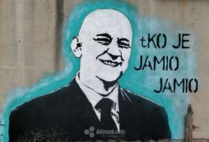 Ljubo Ćesić Rojs grafit u Posušju